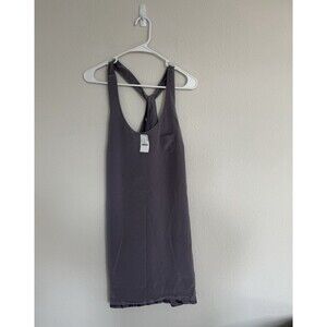 NWT Jcrew Silk Twist Back Feminine Contemporary Mini Dress SZ 4 Purple